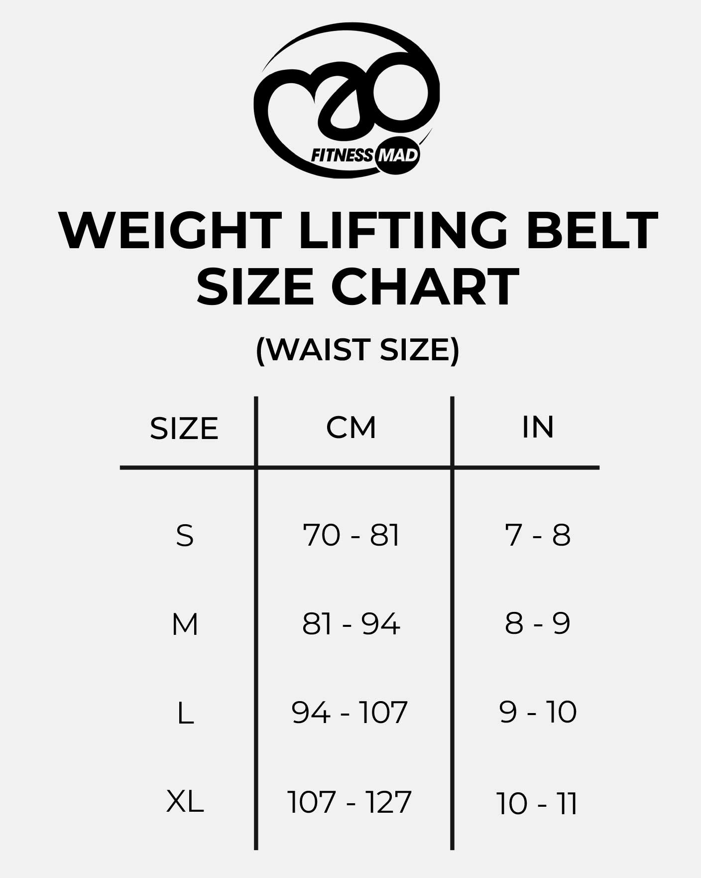 Fitness-Mad weightlifting belt