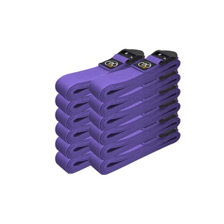 Box of 12 Purple Yoga Belts - 2m