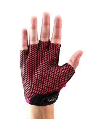 Grip Gloves in Fuchsia