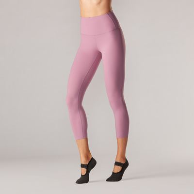 High Waisted Crop Tight in Wisteria