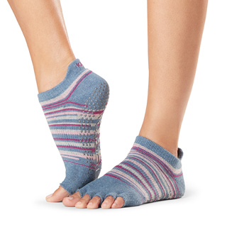 Half Toe Low Rise - Grip Socks in Gypsy