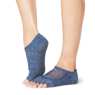 Half Toe Luna - Grip Socks in Starpower