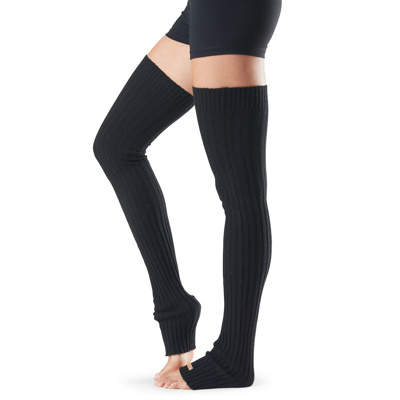 Thigh High Dance Socks- Leg Warmers in Black