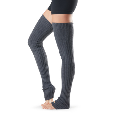 Thigh High Dance Socks- Leg Warmers in Grey