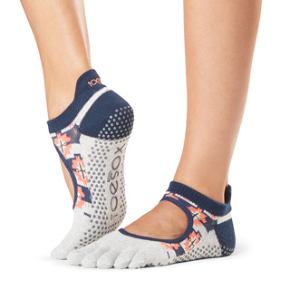 Full Toe Bellarina - Grip Socks in Yonder