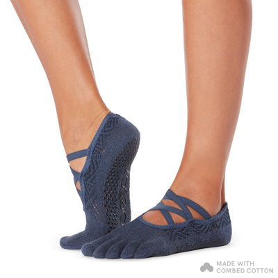 Full Toe Elle - Grip Socks in Paragon 