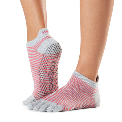 Full Toe Low Rise - Grip Socks in Hola