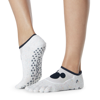 Full Toe Luna - Grip Socks in Confetti Mickey