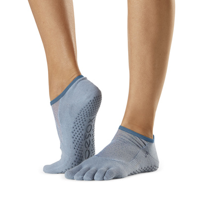Full Toe Luna - Grip Socks in Ice
