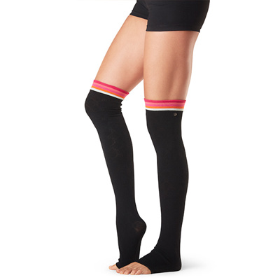 Olivia Dance Socks- Thigh High Leg Warmers in Rocket