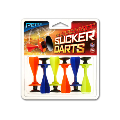 Sureshot Spare Sucker Darts PK6 / Mixed