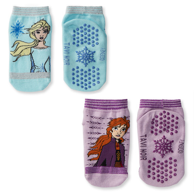 Tiny Soles Grip Socks - Frozen (Pack of 2)