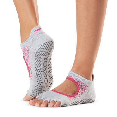 Half Toe Bellarina - Grip Socks in Siesta