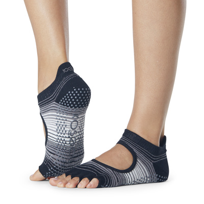 Half Toe Bellarina - Grip Socks in Static 