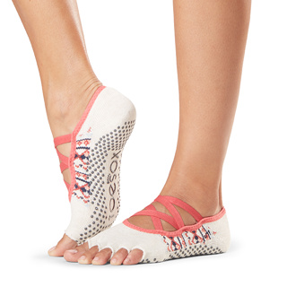 Half Toe Elle - Grip Socks in Country