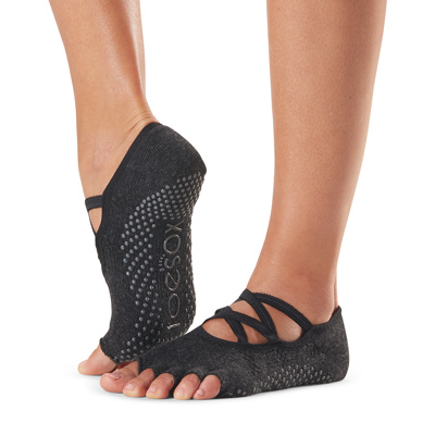 Half Toe Elle - Grip Socks in Merci