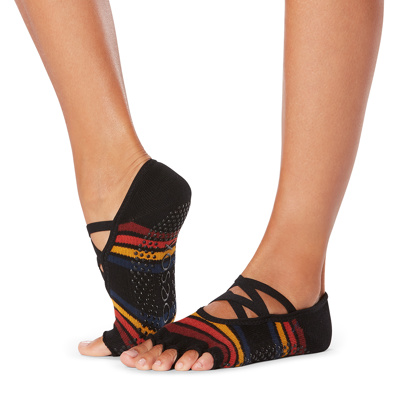 Half Toe Elle - Grip Socks in Nostalgic 