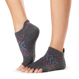 Half Toe Low Rise - Grip Socks in Festival