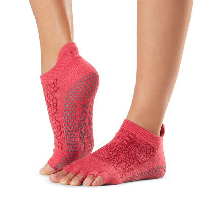 Half Toe Low Rise - Grip Socks in Hermosa