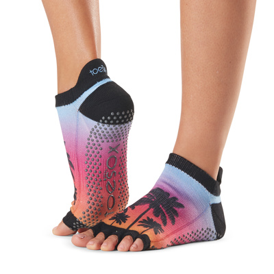 Half Toe Low Rise - Grip Socks in Scenic