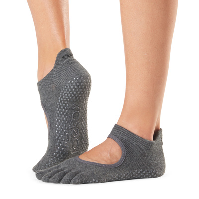 Full Toe Bellarina - Grip Socks in Charcoal Grey