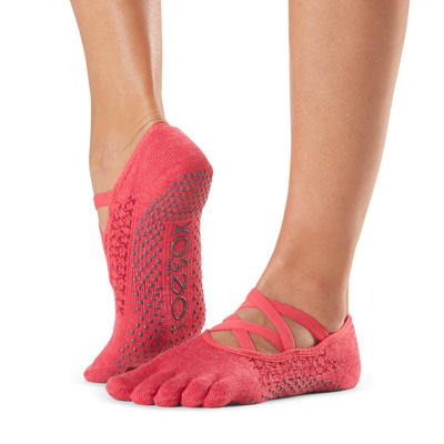 Full Toe Elle - Grip Socks in Hermosa