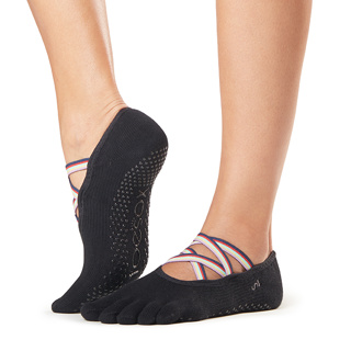 Full Toe Elle - Grip Socks in Mojo