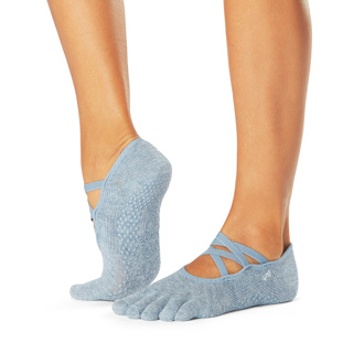 Grip Socks in Elle Sky by ToeSox