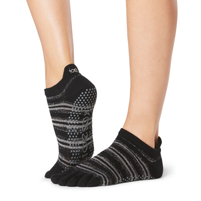 Full Toe Low Rise - Grip Socks in Solstice 