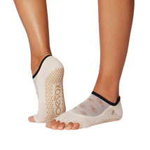 Half Toe Luna - Grip Socks in Reflect