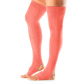 Open Heel Dance Socks- Leg Warmers in Tangerine