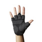 Half Finger Grip Gloves in Ebony 