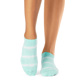 Savvy - Grip Socks in Teal Pastel Wave Stripe