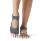 Half Toe Bellarina - Grip Socks in Charcoal Grey