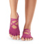 Half Toe Elle - Grip Socks in Groovy