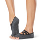 Half Toe Elle - Grip Socks in Pansy