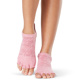 Half Toe Low Rise - Grip Socks in Azalea 