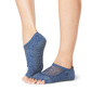 Half Toe Luna - Grip Socks in Crescent 