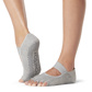Half Toe Mia - Grip Socks in Heather Grey