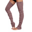 Thigh High Leg Warmers in Rose