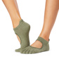 Full Toe Bellarina - Grip Socks in Olive Leopard