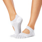 Full Toe Bellarina - Grip Socks in Saltwater Stripe Tie Dye