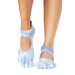 Full Toe Bellarina - Grip Socks in Wave Tie Dye