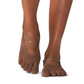 Full Toe Elle - Grip Socks in Naked 