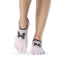 Full Toe Luna - Grip Socks in Minnies Mesh Bow