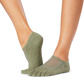 Full Toe Luna - Grip Socks in Olive Glam