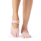 Full Toe Mia - Grip Socks in Heartwood 